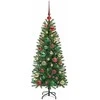 Dirbtinė Kalėdų eglutė su 150 LED Žalia 120 cm PE ir PVC