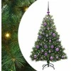 Dirbtinė Kalėdų eglutė su 150 LED Žalia 120 cm PE ir PVC