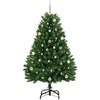 Dirbtinė Kalėdų eglutė su 150 LED Žalia 150 cm PVC ir metalas