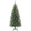 Dirbtinė Kalėdų eglutė su 150 LED Žalia 150 cm PE ir PVC