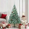 Dirbtinė Kalėdų eglutė su 150 LED Žalia 150 cm PVC ir plienas