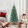 Dirbtinė Kalėdų eglutė su 150 LED Žalia 120 cm PE ir PVC