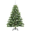 Dirbtinė Kalėdų eglutė su 150 LED Žalia 150 cm PE ir PVC