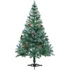 Dirbtinė Kalėdų eglutė su 150 LED Žalia 150 cm PVC ir plienas