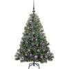 Dirbtinė Kalėdų eglutė su 150 LED Žalia 120 cm PE ir PVC