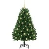 Dirbtinė Kalėdų eglutė 120 cm 150 LED Šilta balta Žalia