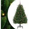 Dirbtinė Kalėdų eglutė 150 cm 150 LED Šilta balta Žalia
