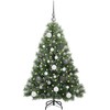 Dirbtinė Kalėdų eglutė su 150 LED Žalia 120 cm PE ir PVC