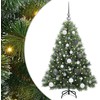 Dirbtinė Kalėdų eglutė su 150 LED Žalia 120 cm PE ir PVC