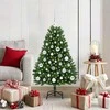 Dirbtinė Kalėdų eglutė su 150 LED Žalia 120 cm PVC ir metalas