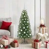 Dirbtinė Kalėdų eglutė su 150 LED Žalia 120 cm PE ir PVC