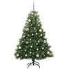 Dirbtinė Kalėdų eglutė su 150 LED Žalia 150 cm PE ir PVC