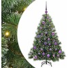 Dirbtinė Kalėdų eglutė su 150 LED Žalia 120 cm PE ir PVC