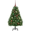 Dirbtinė Kalėdų eglutė 120 cm 150 LED Šilta balta Žalia