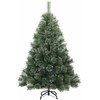 Dirbtinė Kalėdų eglutė su 150 LED Žalia 120 cm PE ir PVC