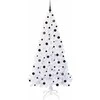 Dirbtinė Kalėdų eglutė su 300 LED Balta 210 cm PVC ir Plienas