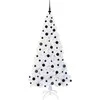 Dirbtinė Kalėdų eglutė su 300 LED Balta 180 cm PVC ir Plienas