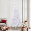 Dirbtinė Kalėdų eglutė su 300 LED Balta 240 cm PVC ir Plienas