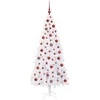 Dirbtinė Kalėdų eglutė su 300 LED Balta 180 cm PVC ir Plienas