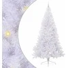 Dirbtinė Kalėdų eglutė su 300 LED Balta 240 cm PVC ir Plienas