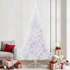Dirbtinė Kalėdų eglutė su 300 LED Balta 240 cm PVC ir Plienas