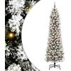 Dirbtinė Kalėdų eglutė Balta 240 cm PVC ir Metalas ir Plastikas