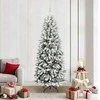 Dirbtinė Kalėdų eglutė su 300 LED s stovu Balta 210 cm