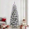 Dirbtinė Kalėdų eglutė su 300 LED s stovu Balta 240 cm