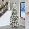 Dirbtinė Kalėdų eglutė su 300 LED s stovu Balta 240 cm