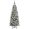 Dirbtinė Kalėdų eglutė su 300 LED s stovu Balta 180 cm