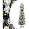 Dirbtinė Kalėdų eglutė Balta 240 cm PVC ir Metalas ir Plastikas
