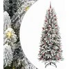 Dirbtinė Kalėdų eglutė su 300 LED s stovu Balta 210 cm