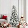 Dirbtinė Kalėdų eglutė su 300 LED s stovu Balta 180 cm