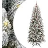 Dirbtinė Kalėdų eglutė su 300 LED s stovu Balta 240 cm