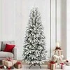 Dirbtinė Kalėdų eglutė su 300 LED s stovu Balta 240 cm