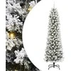 Dirbtinė Kalėdų eglutė Balta 240 cm PVC ir Metalas ir Plastikas