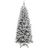 Dirbtinė Kalėdų eglutė su 300 LED s stovu Balta 240 cm