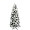 Dirbtinė Kalėdų eglutė su 300 LED s stovu Balta 180 cm