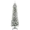 Dirbtinė Kalėdų eglutė Balta 240 cm PVC ir Metalas ir Plastikas