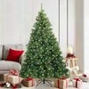 Dirbtinė Kalėdų eglutė su 300 LED Žalia 180 cm PE ir PVC