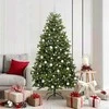 Dirbtinė Kalėdų eglutė su 300 LED Žalia 180 cm PVC ir metalas