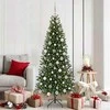 Dirbtinė Kalėdų eglutė su 300 LED Žalia 180 cm PE ir PVC