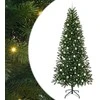 Dirbtinė Kalėdų eglutė su 300 LED Žalia 240 cm PE ir PVC