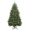 Dirbtinė Kalėdų eglutė 210 cm 300 LED Šilta balta Žalia