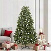 Dirbtinė Kalėdų eglutė 210 cm 300 LED Šilta balta Žalia