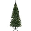 Dirbtinė Kalėdų eglutė su 300 LED Žalia 210 cm PE ir PVC