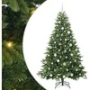 Dirbtinė Kalėdų eglutė su 300 LED Žalia 180 cm PE ir PVC