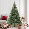 Dirbtinė Kalėdų eglutė su 300 LED Žalia 180 cm PE ir PVC