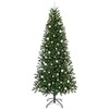 Dirbtinė Kalėdų eglutė su 300 LED Žalia 240 cm PE ir PVC