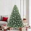 Dirbtinė Kalėdų eglutė su 300 LED Žalia 180 cm PE ir PVC